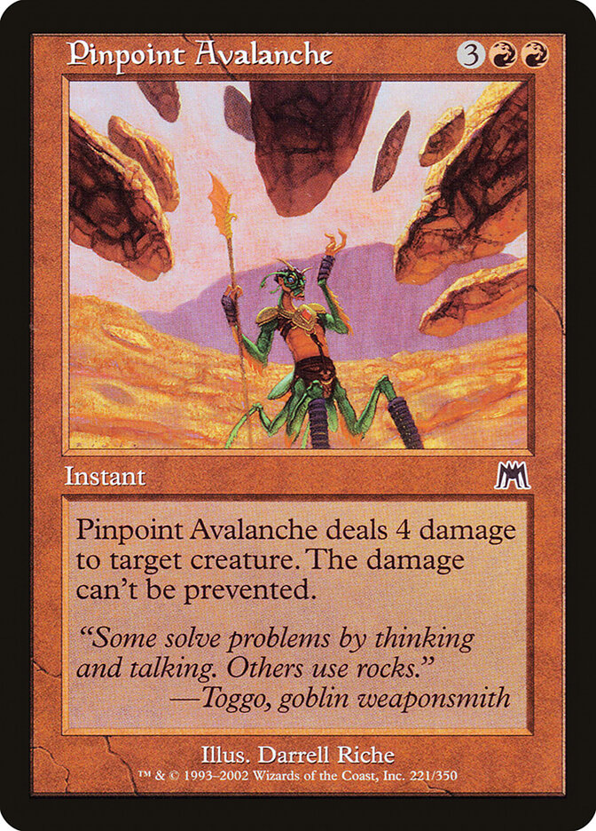Pinpoint Avalanche — Onslaught 221/350