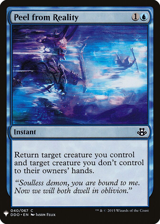 Peel from Reality — The List DDO-40/5581