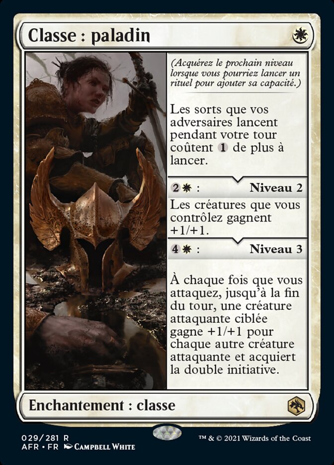 Classe : paladin — Adventures in the Forgotten Realms 29/424