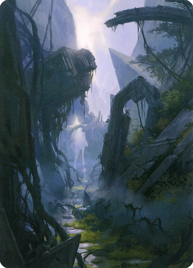Swamp // Swamp — Zendikar Rising Art Series 14/81
