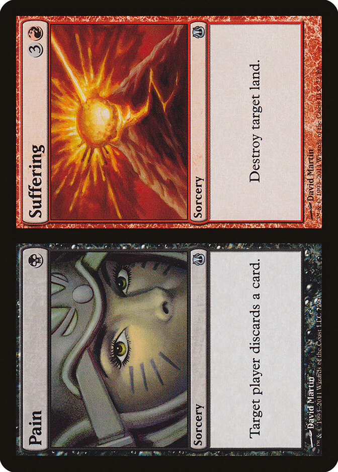 Pain // Suffering — Duel Decks: Ajani vs. Nicol Bolas 72/80