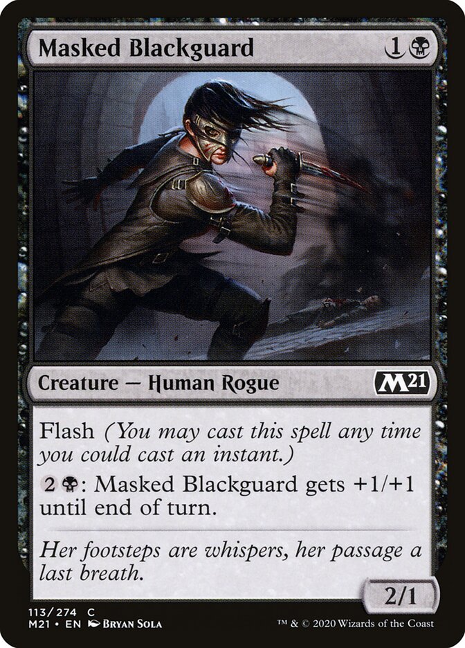 Masked Blackguard — Core Set 2021 113/397