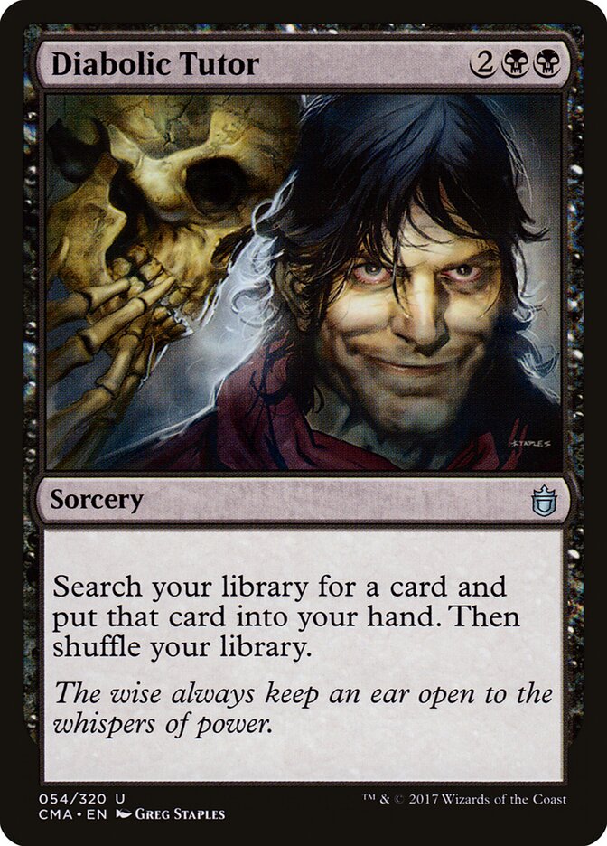 Diabolic Tutor — Commander Anthology 54/320