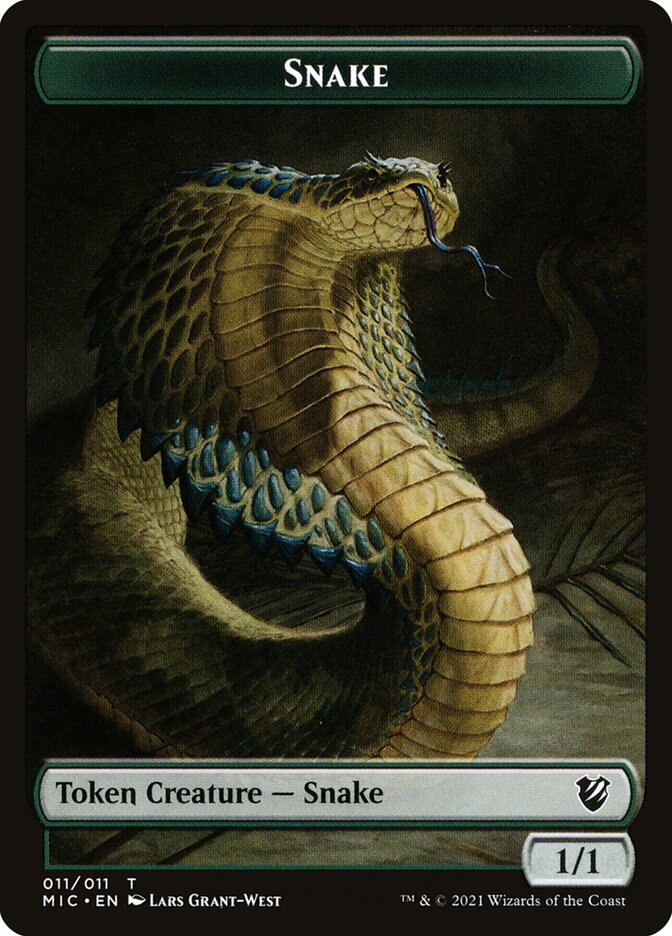 Snake — Midnight Hunt Commander Tokens 11/11