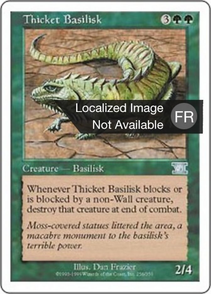 Basilic des halliers — Classic Sixth Edition 256/351