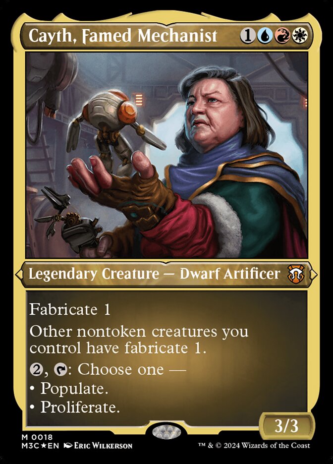 Cayth, Famed Mechanist — Modern Horizons 3 Commander 18/398