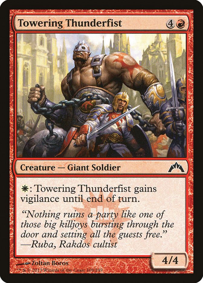 Towering Thunderfist — Gatecrash 109/249