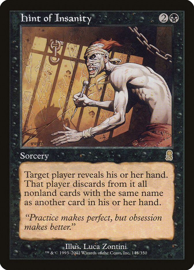 Hint of Insanity — Odyssey 143/350