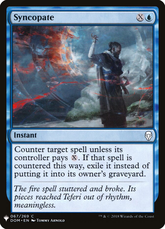 Syncopate — The List DOM-67/5581