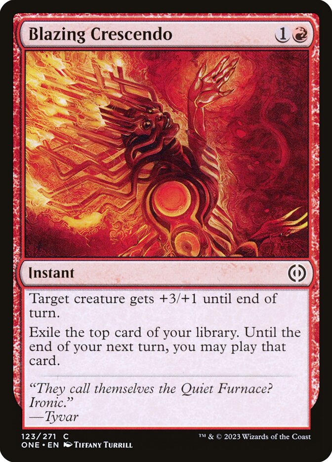 Blazing Crescendo — Phyrexia: All Will Be One 123/479