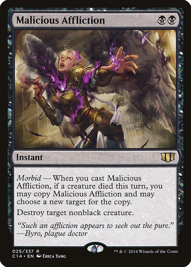 Malicious Affliction — Commander 2014 25/337
