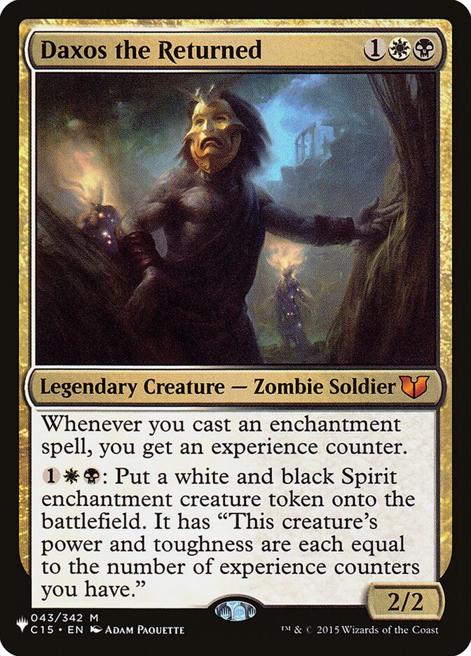 Daxos the Returned — The List C15-43/5581