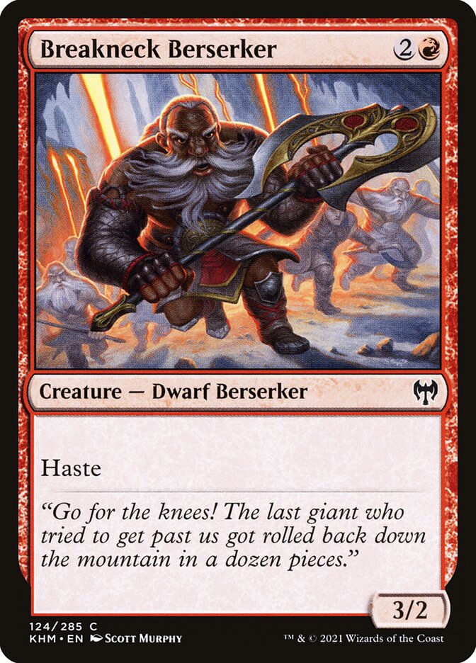 Breakneck Berserker — Kaldheim 124/425