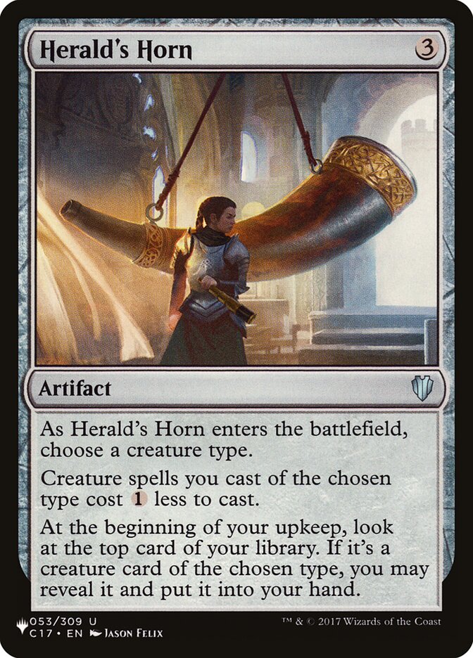 Herald's Horn — The List C17-53/5581