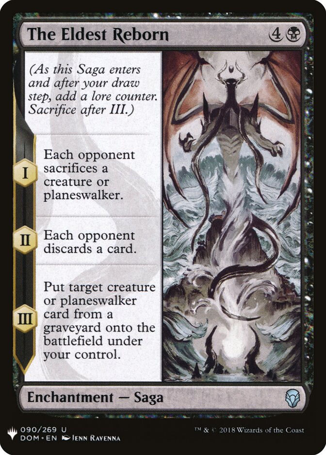 The Eldest Reborn — The List DOM-90/5581