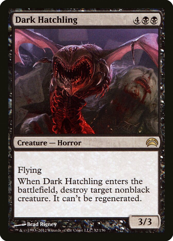 Dark Hatchling — Planechase 2012 32/156