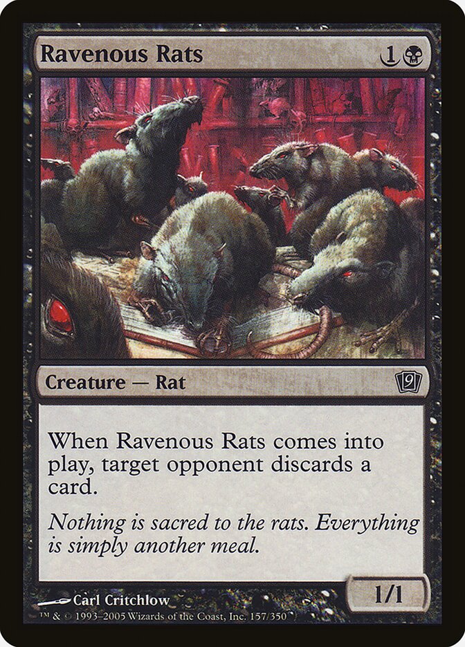 Ravenous Rats — Ninth Edition 157★/709