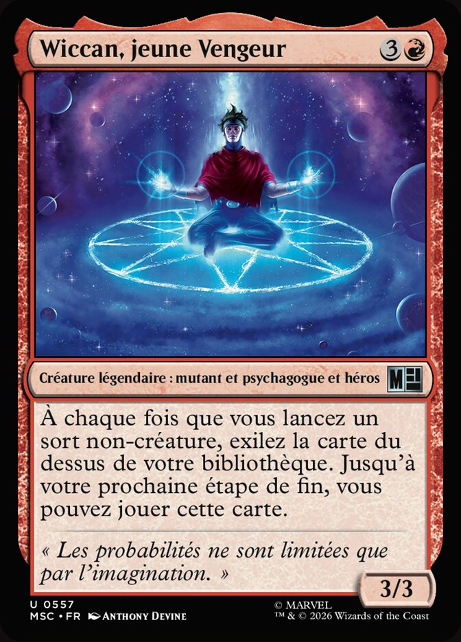 Wiccan, jeune Vengeur — Marvel Super Heroes Commander 557/866