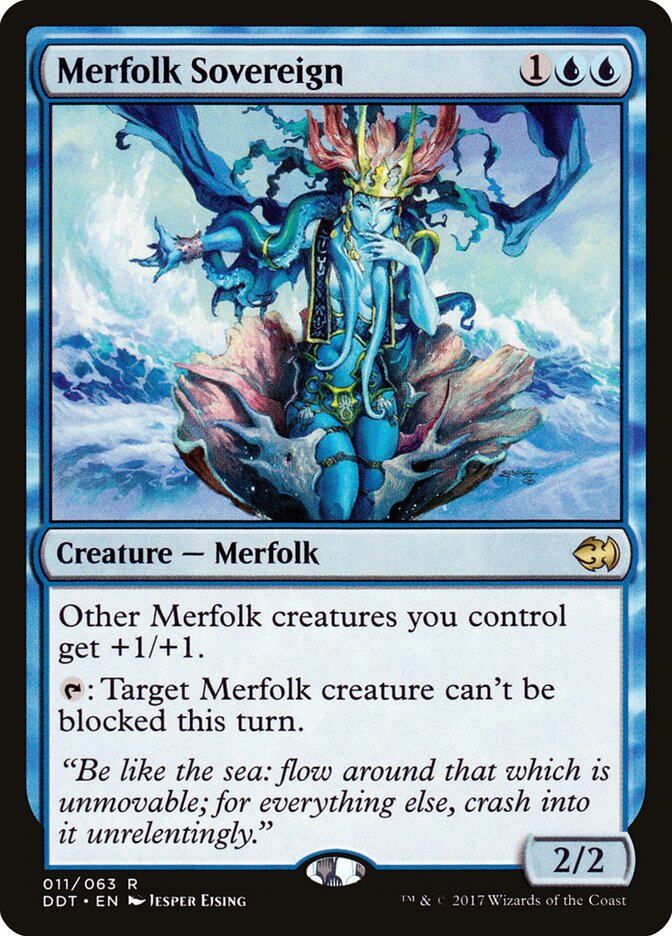 Merfolk Sovereign — Duel Decks: Merfolk vs. Goblins 11/63