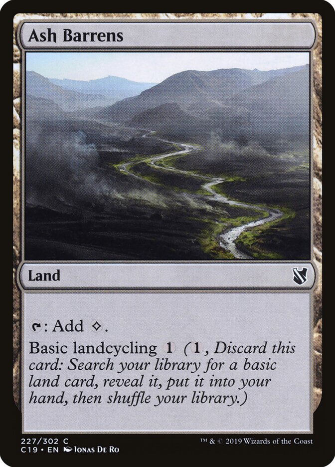 Ash Barrens — Commander 2019 227/302