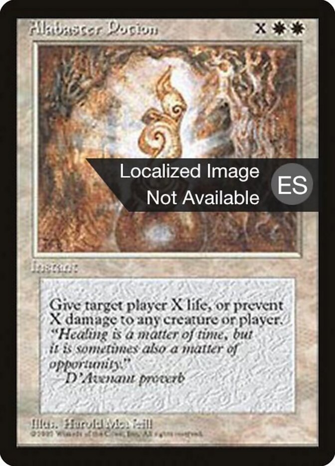 Alabaster Potion — Fourth Edition Foreign Black Border 1/378