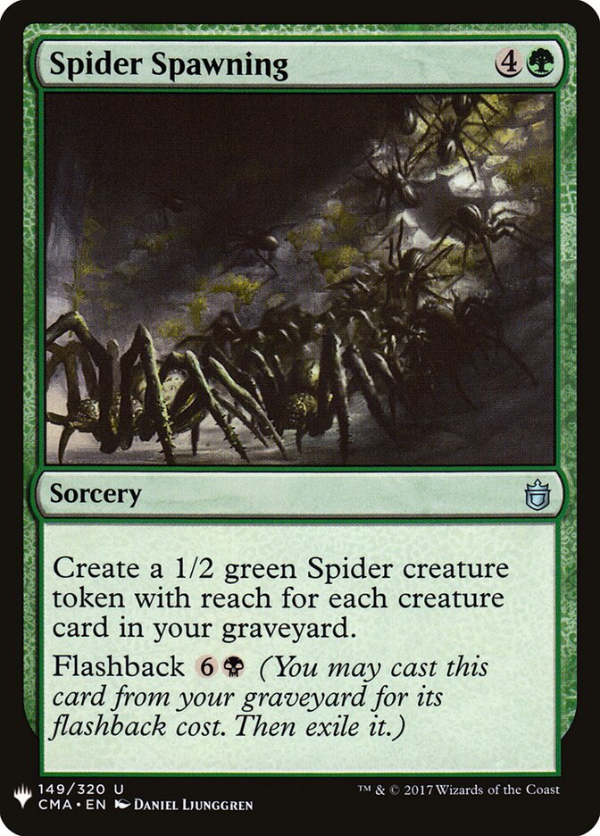 Spider Spawning — The List CMA-149/5581