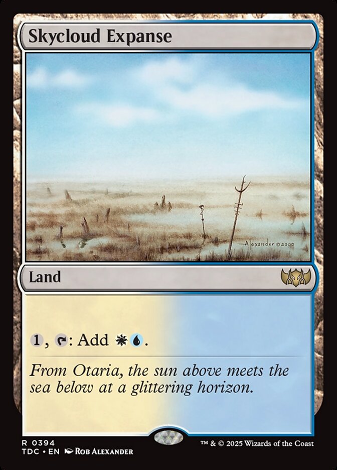 Skycloud Expanse — Tarkir: Dragonstorm Commander 394/413