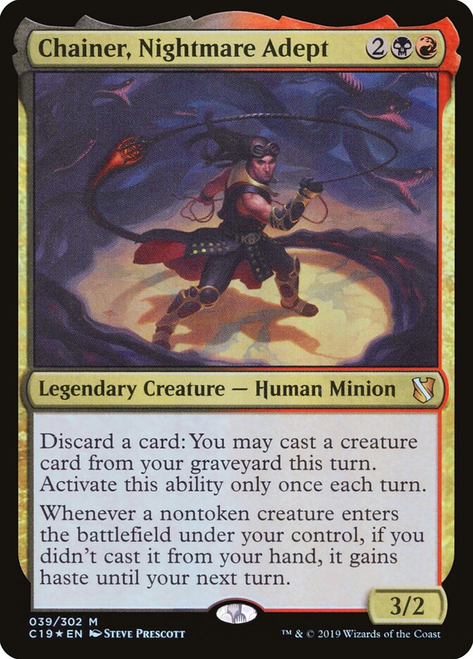 Chainer, Nightmare Adept — Commander 2019 39/302