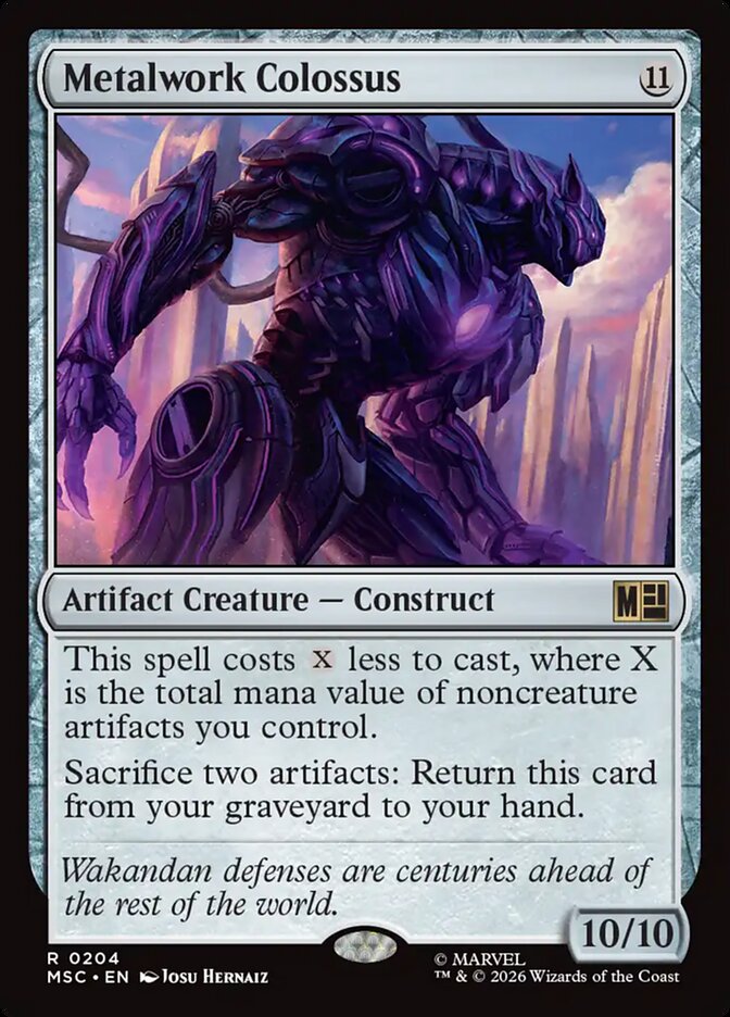 Metalwork Colossus — Marvel Super Heroes Commander 204/866