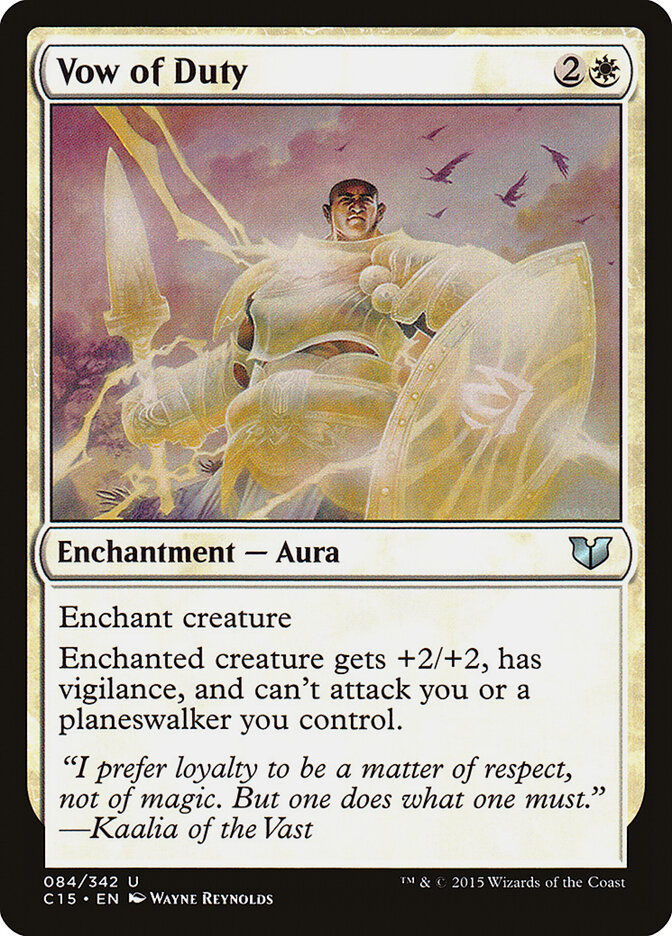 Vow of Duty — Commander 2015 84/342
