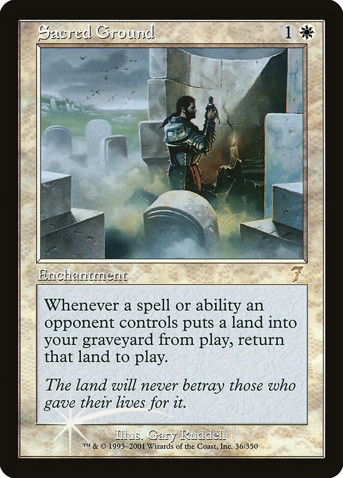 Sacred Ground — Seventh Edition 36★/708