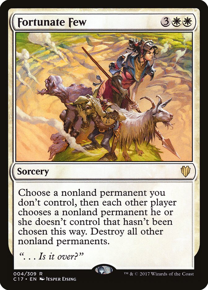 Fortunate Few — Commander 2017 4/309