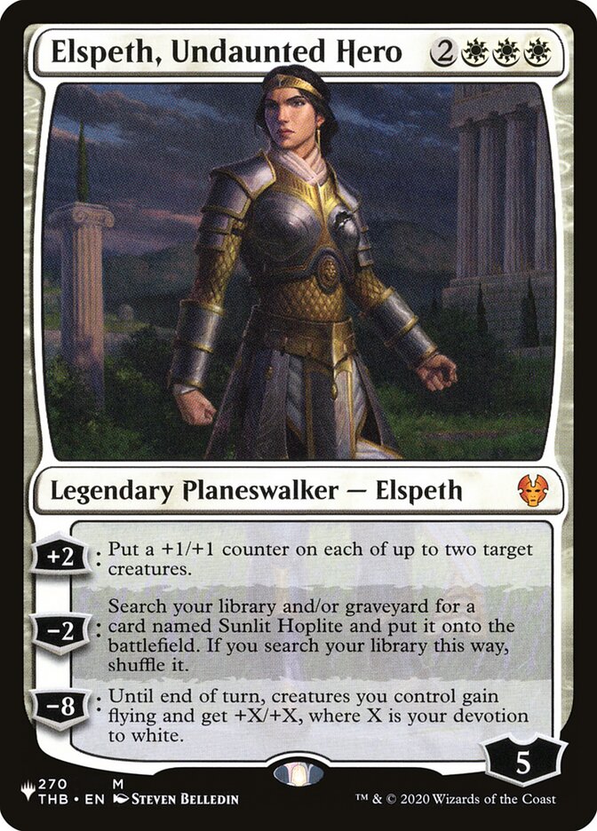 Elspeth, Undaunted Hero — The List THB-270/5581