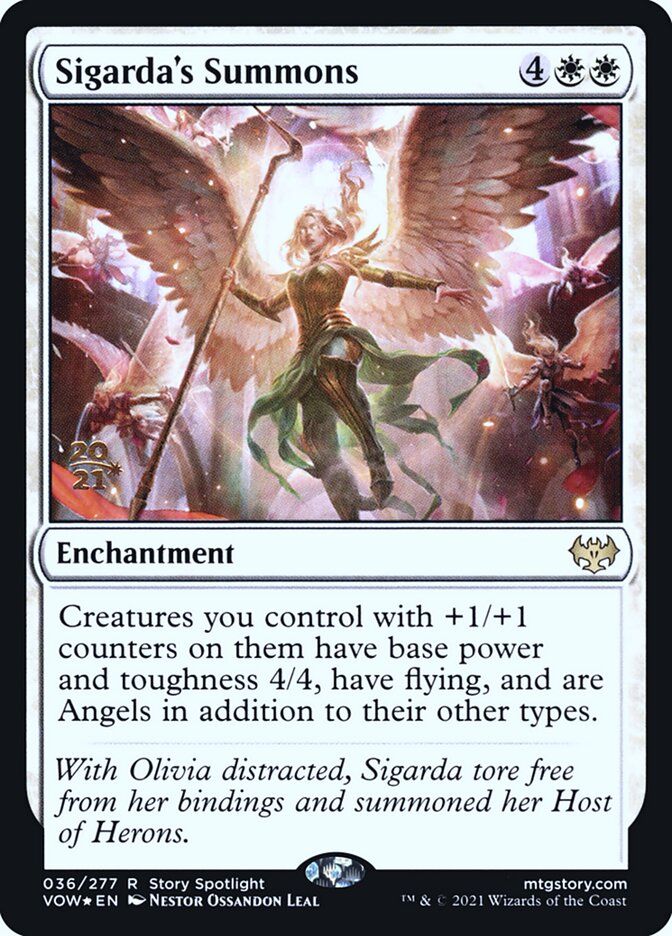 Sigarda's Summons — Innistrad: Crimson Vow Promos 36s/121