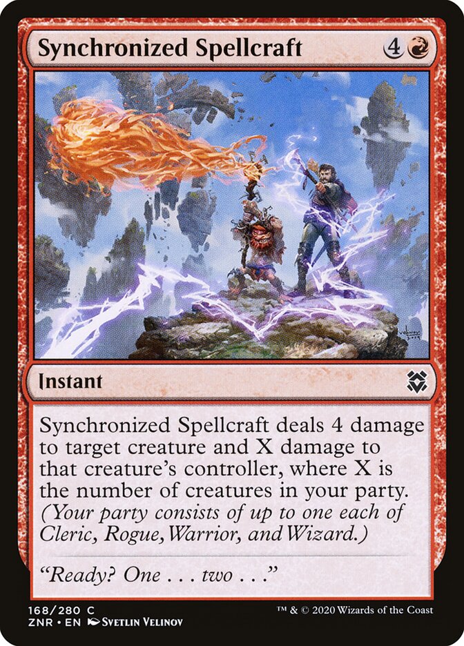 Synchronized Spellcraft — Zendikar Rising 168/406