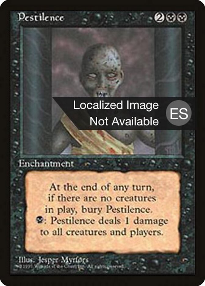 Pestilence — Fourth Edition Foreign Black Border 152/378