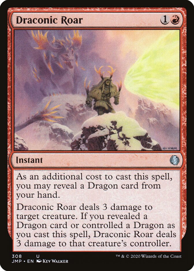Draconic Roar — Jumpstart 308/497