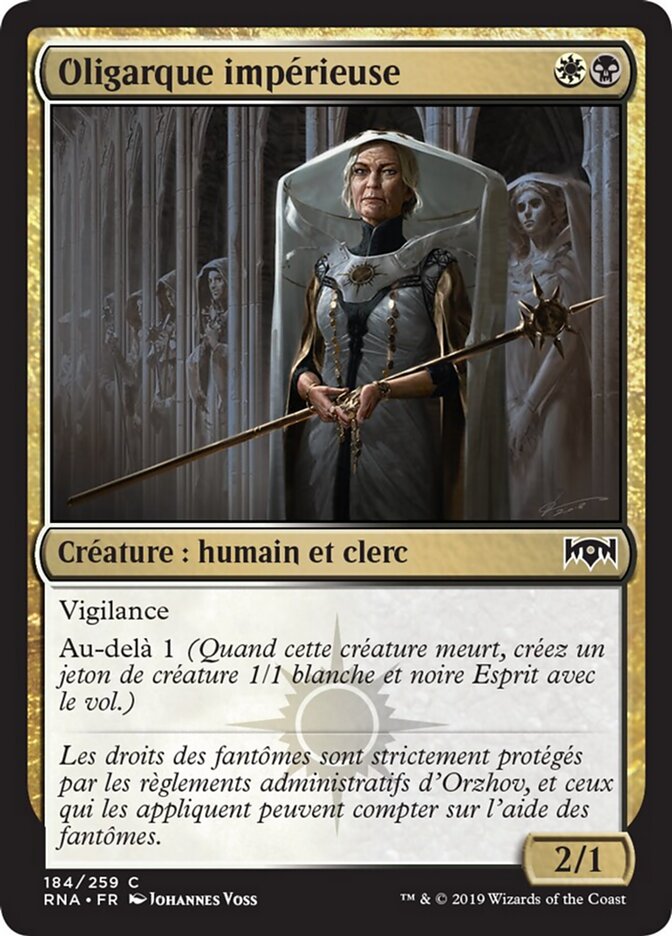 Oligarque impérieuse — Ravnica Allegiance 184/273