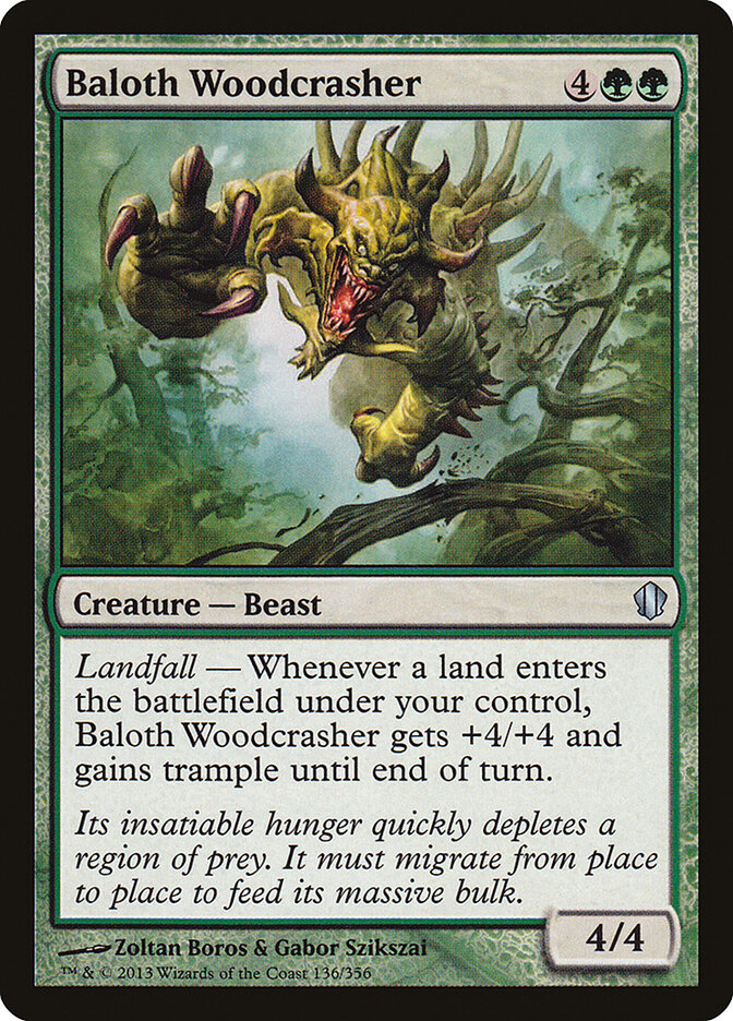 Baloth Woodcrasher — Commander 2013 136/356