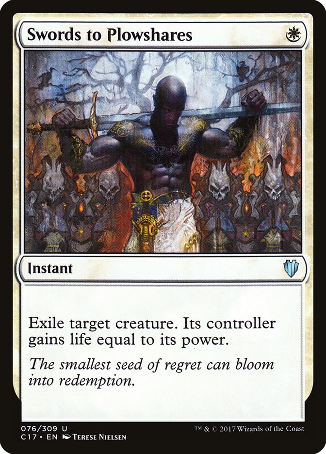 Swords to Plowshares — Commander 2017 76/309