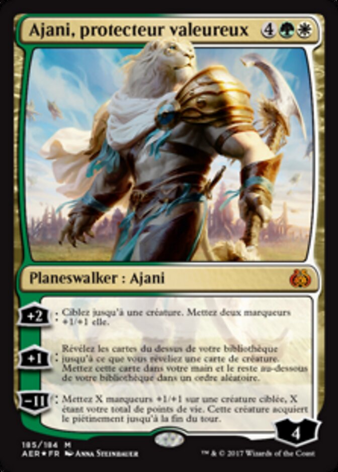 Ajani, protecteur valeureux — Aether Revolt 185/194