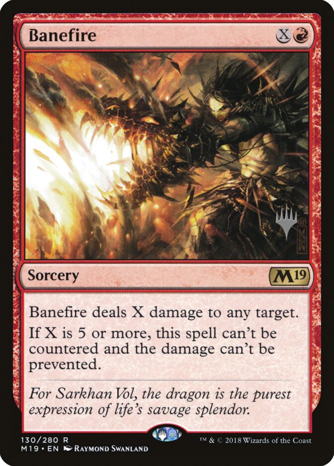 Banefire — Core Set 2019 Promos 130p/95