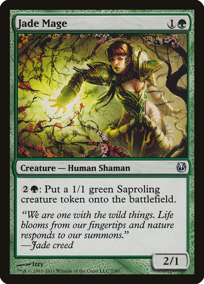 Jade Mage — Duel Decks: Ajani vs. Nicol Bolas 7/80