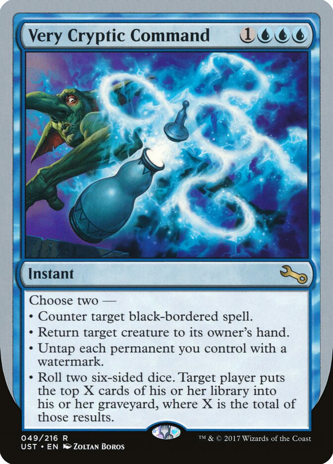 Very Cryptic Command — Unstable 49e/268