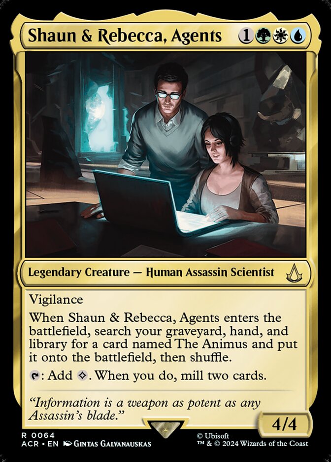 Shaun & Rebecca, Agents — Assassin's Creed 64/309