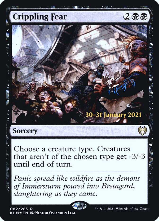 Crippling Fear — Kaldheim Promos 82s/158