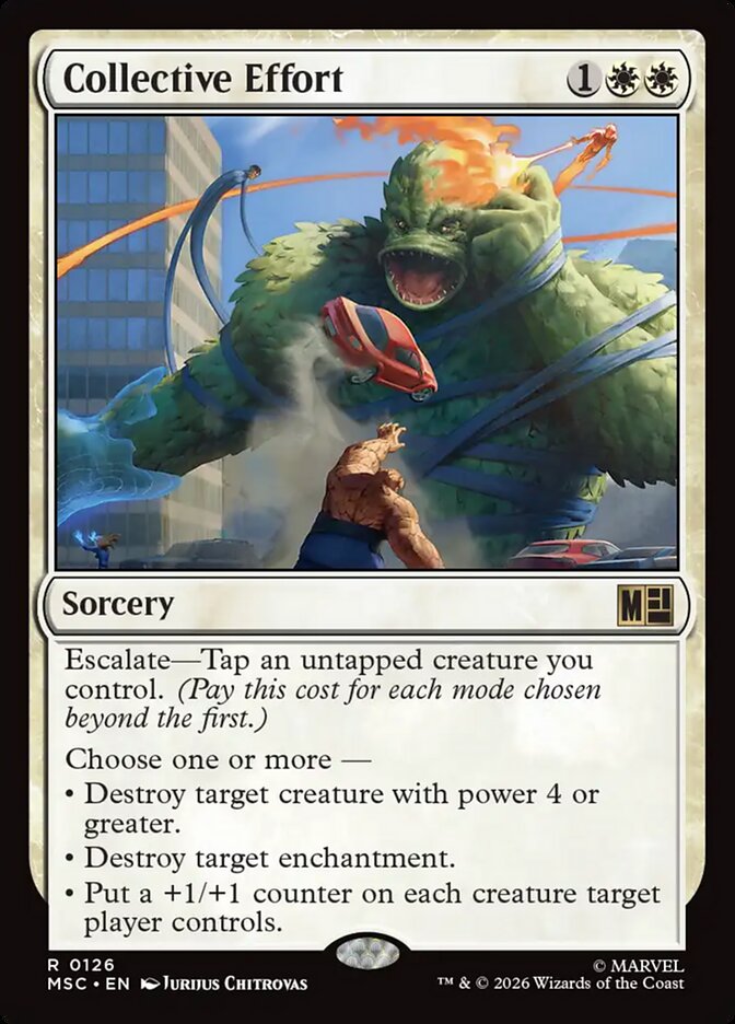 Collective Effort — Marvel Super Heroes Commander 126/866