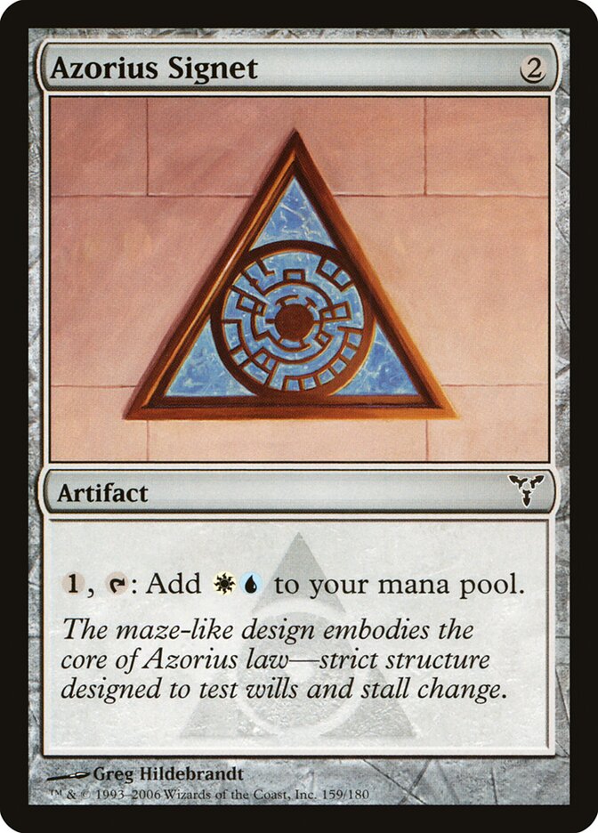Azorius Signet — Dissension 159/180