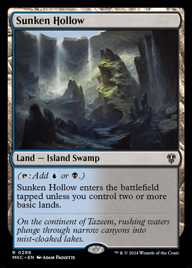Sunken Hollow — Murders at Karlov Manor Commander 299/358
