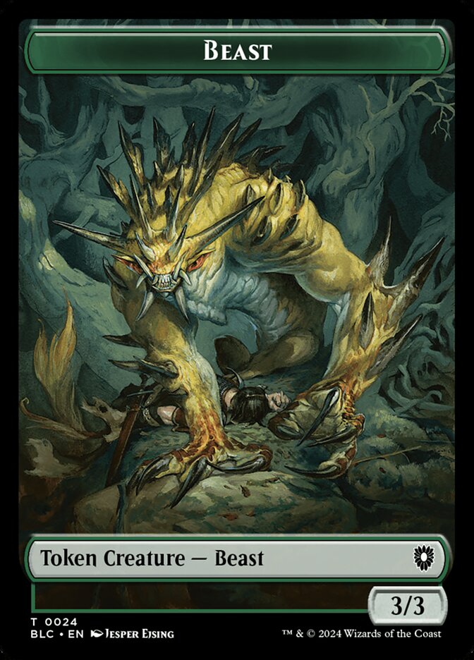 Beast — Bloomburrow Commander Tokens 24/41